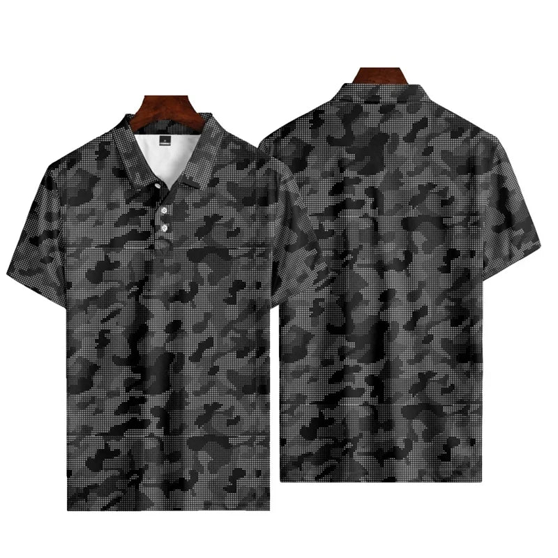 CAMO QUICK DRY POLO SHIRT