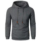 CASUAL KNITTED FLEECE HOODIE