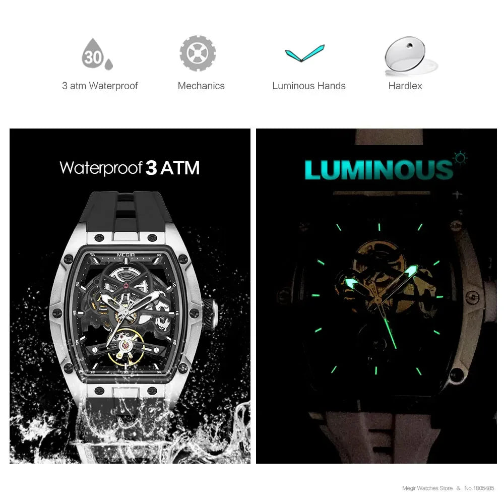 CLOCK SKELETON MECHANICAL WATCH