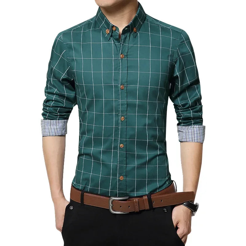 PLAID COTTON SHIRT
