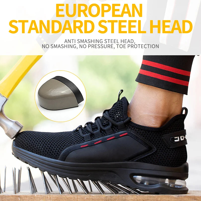 STEEL TOE PUNCTURE PROOF SNEAKERS