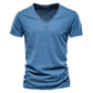 CASUAL PLAIN COTTON T-SHIRT
